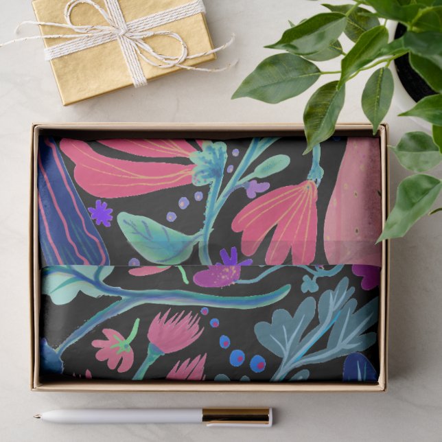Blumengeschenk  seidenpapier (Geschenk)