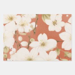"Blumengeschenkpapier" Geschenkpapier Set