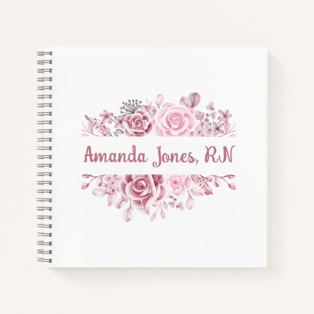 Blumengeschirr Notizbuch (Vorderseite)