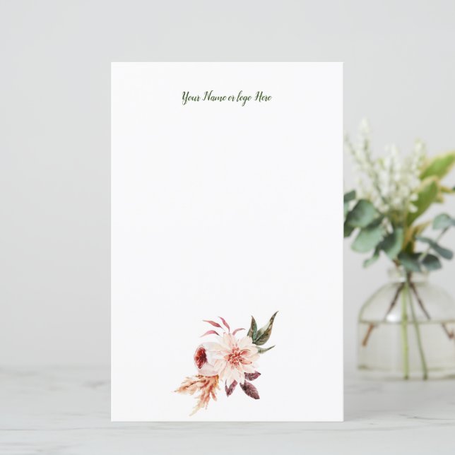 Blumengeschirr Personalisiert (Stehend Vorderseite)