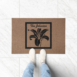 Blumengeschmack: Personalisierte Türmatte