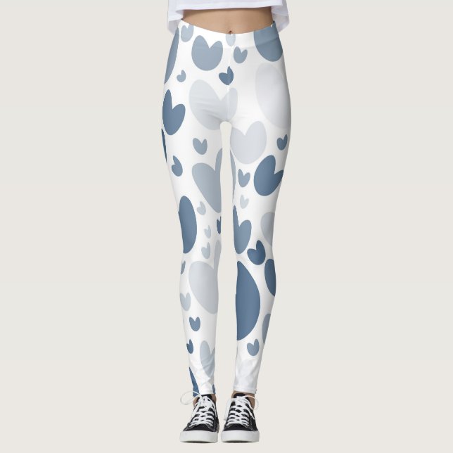 blumengeschmückte Leggings (Vorderseite)