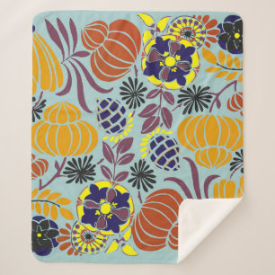 blumengeschmückter Hintergrund Sherpadecke