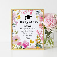 Blumengestaltete Abschlussfeier Dirty Soda Bar Sch