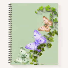 Blumengestrüpp-Notebook - Grünbuch Notizbuch