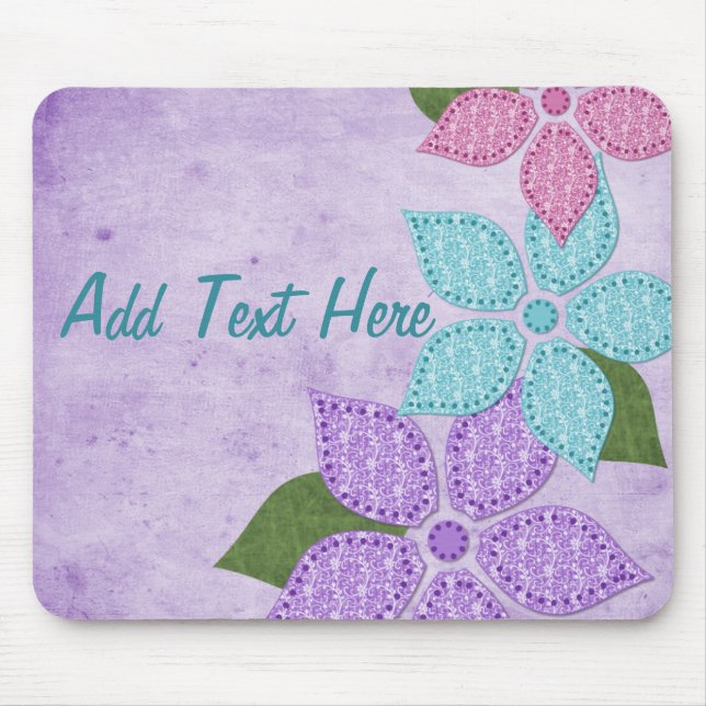 Blumengewebe Mousepad (Vorne)