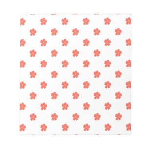 Blumengewebe Notizblock