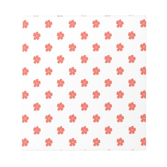 Blumengewebe Notizblock (Vorderseite)