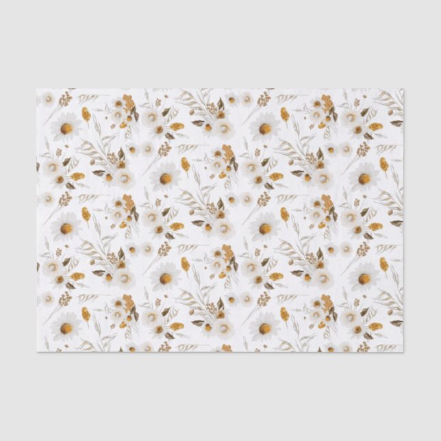 Blumengewebe Seidenpapier (Vorderseite)