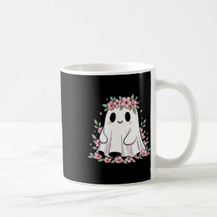 Blumenghost-Shirt Rosa Blume Niedlich Spooky Octob Kaffeetasse