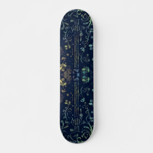 Blumengitarre Skateboard
