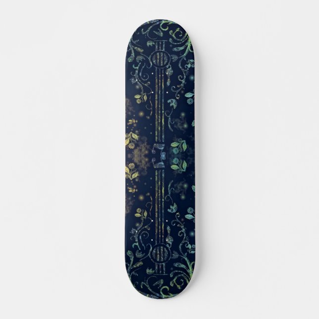 Blumengitarre Skateboard (Vorne)