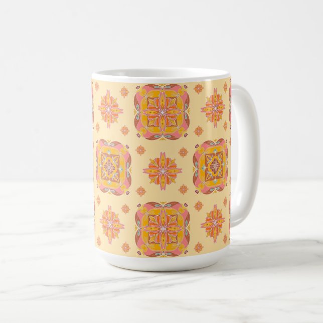 Blumengitter  kaffeetasse (VorderseiteRechts)