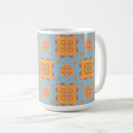 Blumengitter kaffeetasse