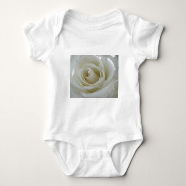 Blumenglühen Baby Strampler (Vorderseite)