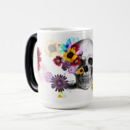 Blumengothus und Schmetterlinge Verwandlungstasse