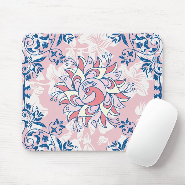Blumengrafik, Rangoli-Leben Mousepad (Mit Mouse)