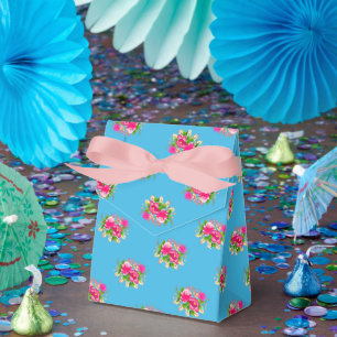 Blumengrafisches Muster Geschenkschachtel