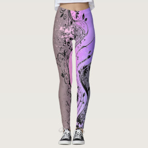 Blumengraphische Leggings