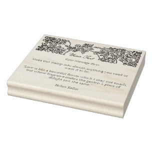 Blumengrenze fertigen besonders an gummistempel
