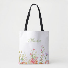 Blumengrenze Tasche