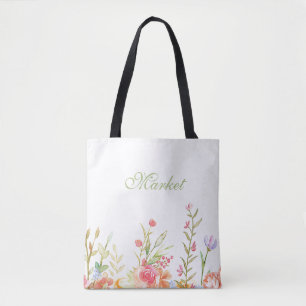 Blumengrenze Tasche