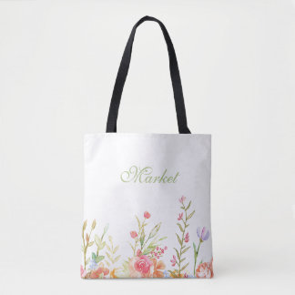 Blumengrenze Tasche