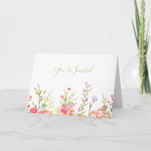 Blumengrenzkarte Karte (Vorderseite)