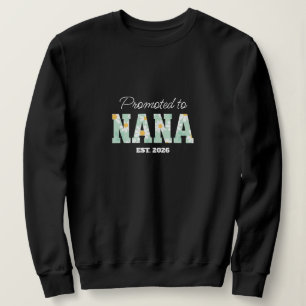 Blumengroßmutter, zur Großmutter befördert  Sweatshirt