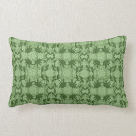 Blumengrün an der Spitze Druckkopfkissen Lendenkissen
