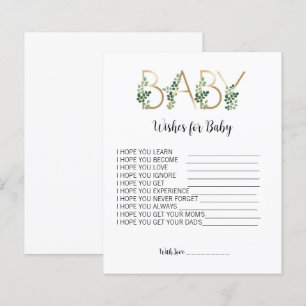 Blumengrün Babydusche für Babyberatung