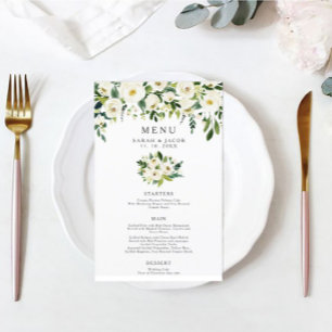 Blumengrün, Hochzeitsmenü