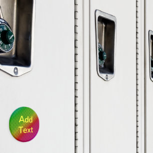 Blumengrün roter Regenbogen Gradient Diagonal Blen Magnet