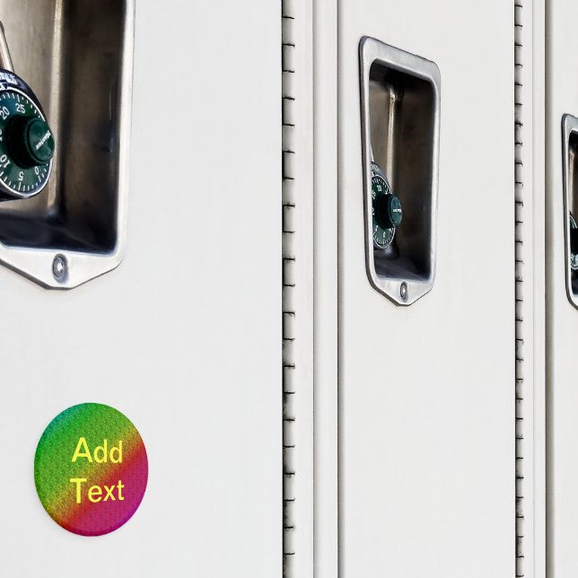 Blumengrün roter Regenbogen Gradient Diagonal Blen Magnet (In Situ (Schrank))