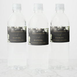 Blumengrün-Schwarz-Hochzeit