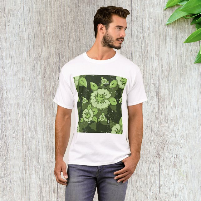 Blumengrün-T - Shirt (Von Creator hochgeladen)
