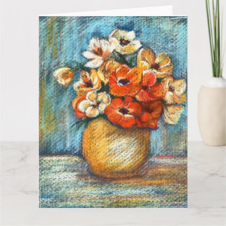 Blumengrüßkarte Karte