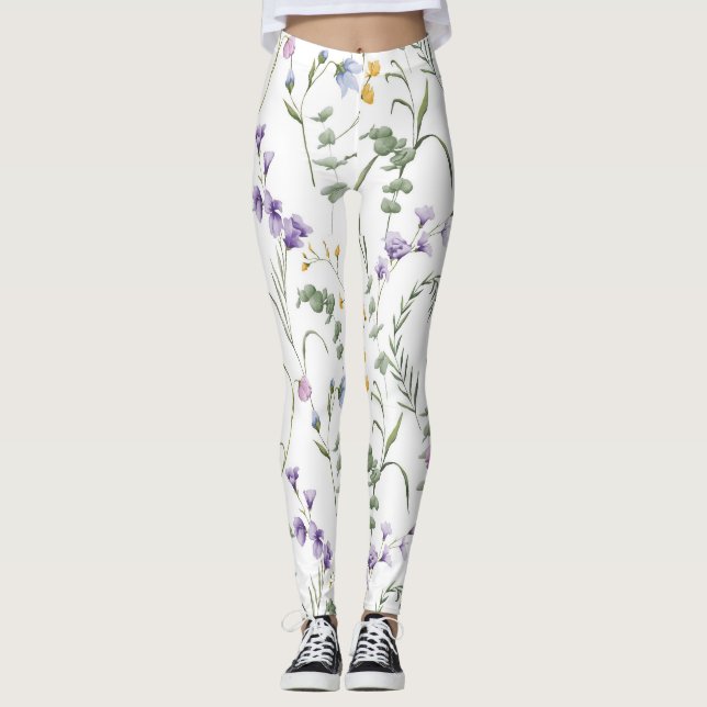 Blumenguss Leggings (Vorderseite)