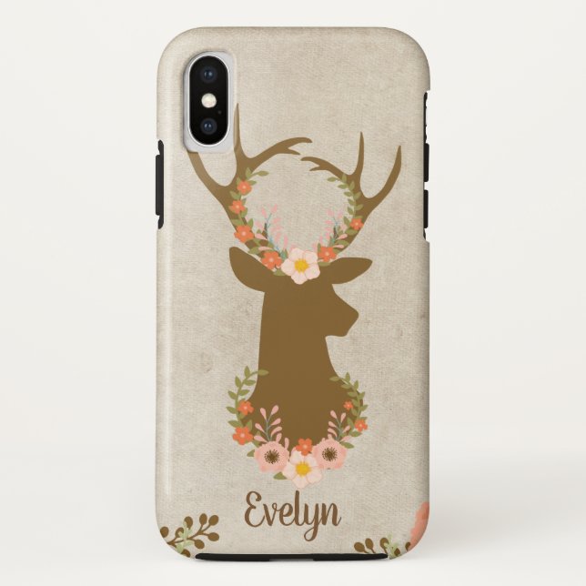 Blumenhandel für Frauen mit Handy Case-Mate iPhone Hülle (Rückseite)