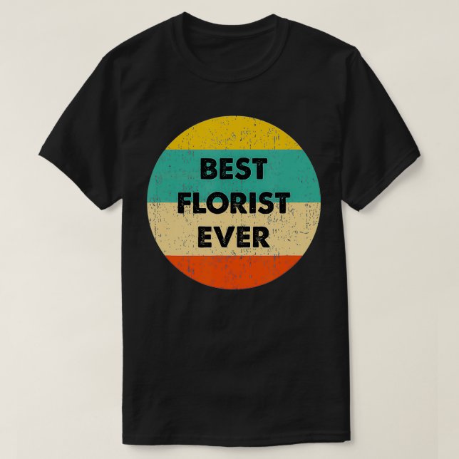Blumenhändler   Bester Blumenhändler überhaupt T-Shirt (Design vorne)