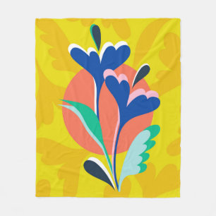 Blumenharmonie Fleecedecke
