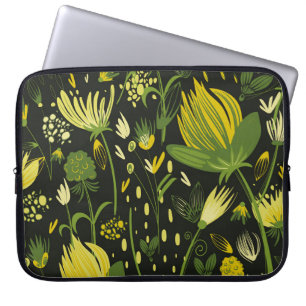Blumenharmonie in hübscher Bouquet. Laptopschutzhülle