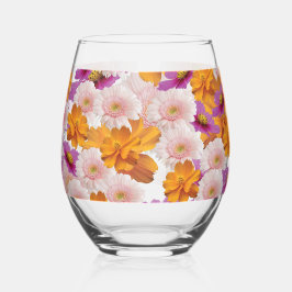 Blumenharmonie Weinglas Ohne Stiel