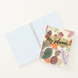 Blumenheft Notizbuch