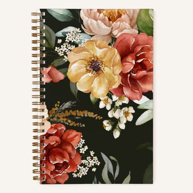 Blumenheft Notizbuch (Vorderseite)