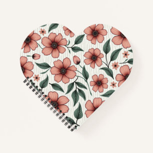 Blumenheft Notizbuch