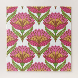 Blumenhelligkeit: Rot weiß Vintag.