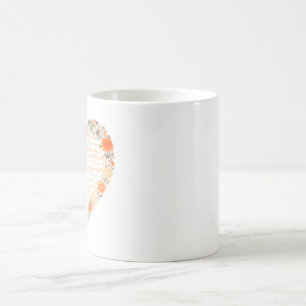 Blumenherz - Elegante Tasse für Liebe & Ser