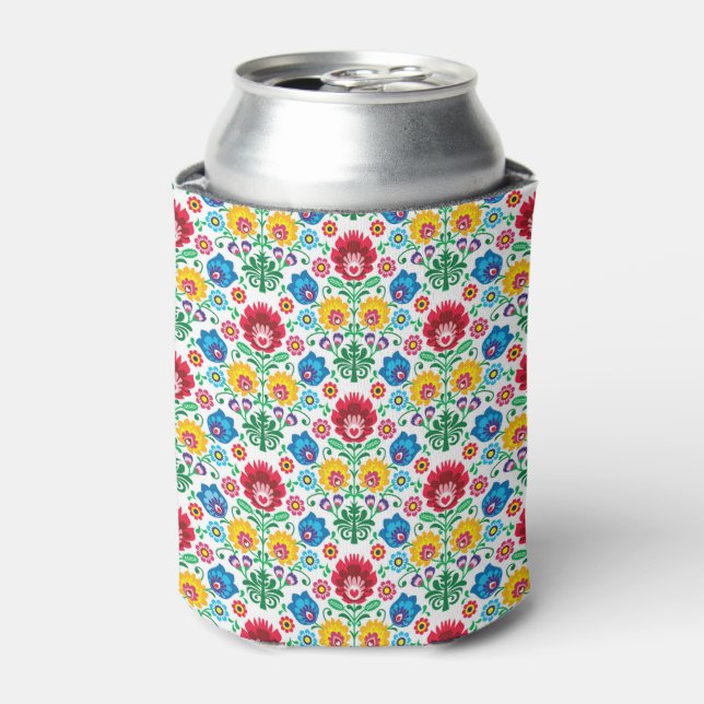 Blumenherz Kunstmuster Dosenkühler (Kanne Vorderseite)