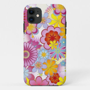 Blumenherz mit Schmetterlingen Case-Mate iPhone Hülle
